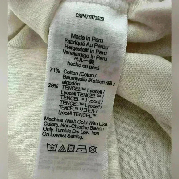 Madewell Side-Cinch Muscle Tee in Lighthouse Size Small - Picture 7 of 8